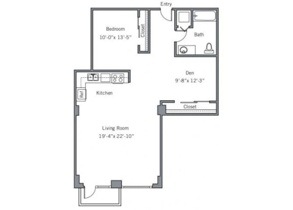 Floor Plan  11CLV02 Floor Plan at The Wyatt, Oregon