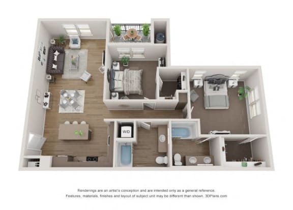 2B2 Floorplan