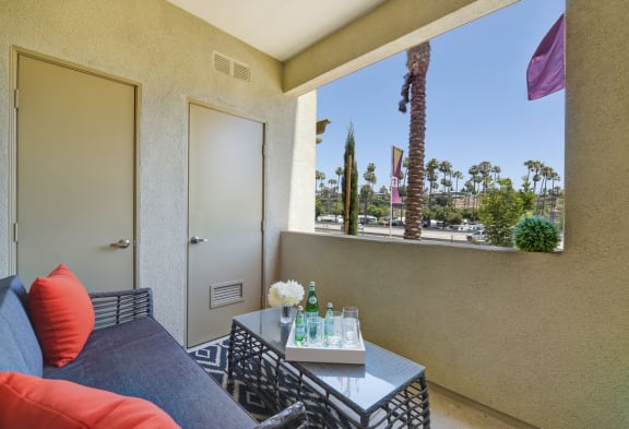 Private Patio/Balcony, at SETA, 7346 Parkway Dr, CA