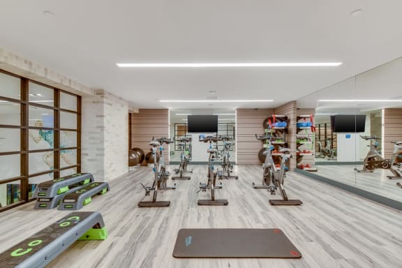 fitness center at Sola, California