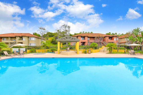 Olympic Size Swimming Pool, at Sunbow Villas, 750 Paso De Luz, CA