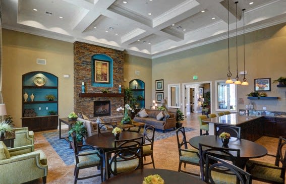 Stylish Clubhouse at Rosina Vista in Chula Vista, CA