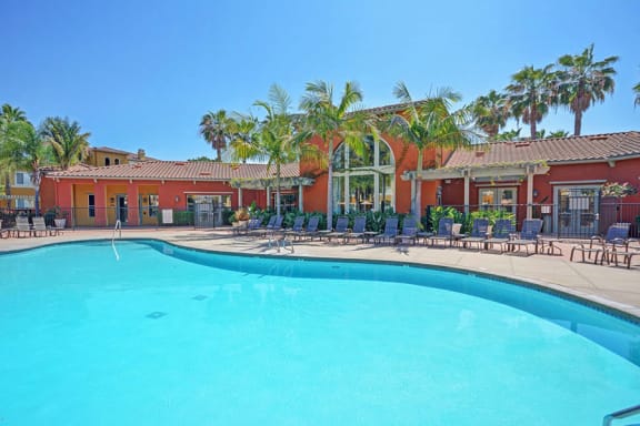 Resort Inspired Pool and Spa, at Missions at Sunbow Apartments, 5540 Ocean Gate Lane