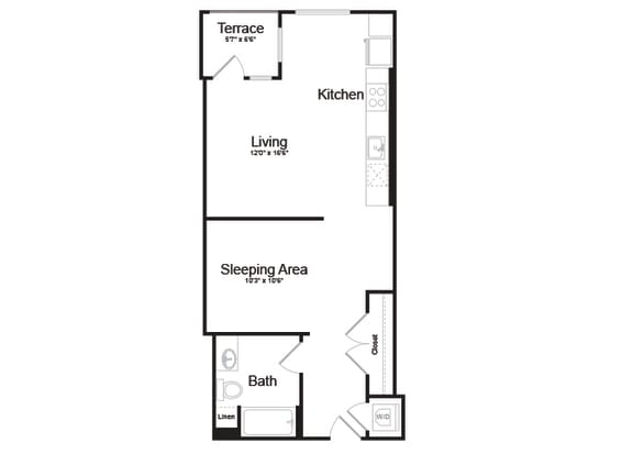 A4 Floor Plan at AV8, California