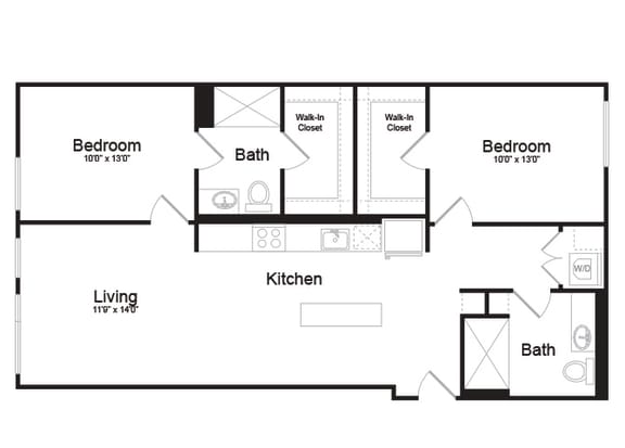 C2.1 Floor Plan at AV8, California, 92101