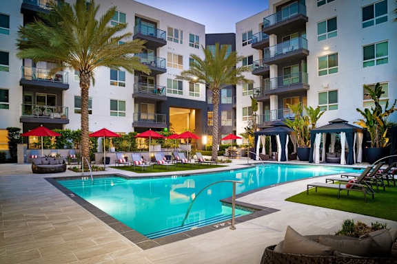 Swimming Pool at Vora Mission Valley, San Diego, California