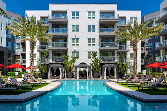Sparkling Swimming Pool at Vora Mission Valley, San Diego, CA