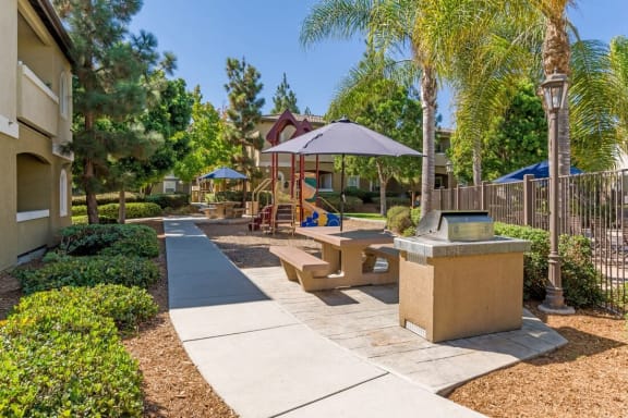 Path Trail To Play Area And BBQ at The Landing, California