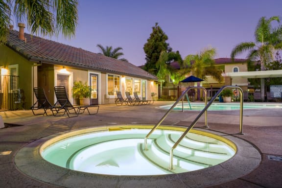 Outdoor Swimming Pool at The Landing, California