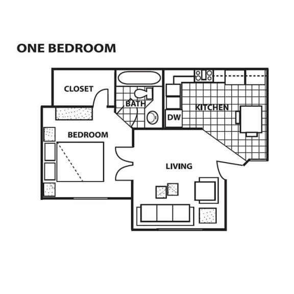 One Bed One Bath  at Cinnamon Tree, New Mexico, 87108
