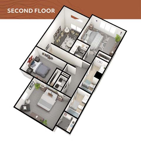 T Second floor