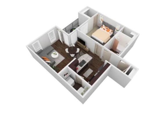 VBH - 1X1A Floor Plan