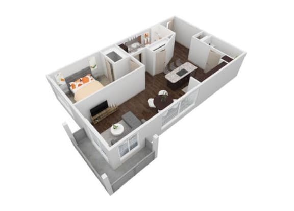 VU - 1X1D Floor Plan