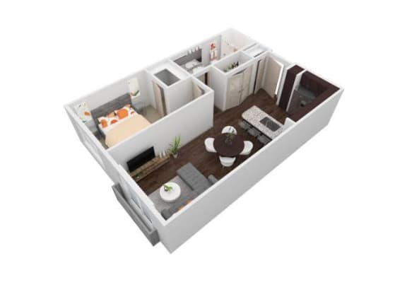 VU - 1X1A Floor Plan