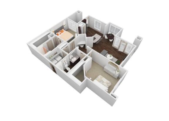 VBH - 2X2B Floor Plan