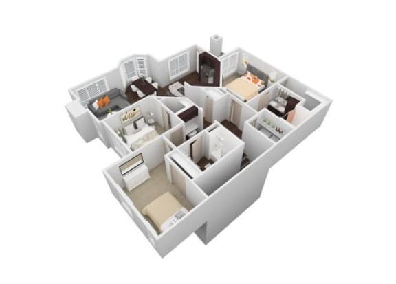 VBH - 3X2B floor plan