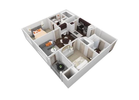 VU - 2X2A Floor Plan