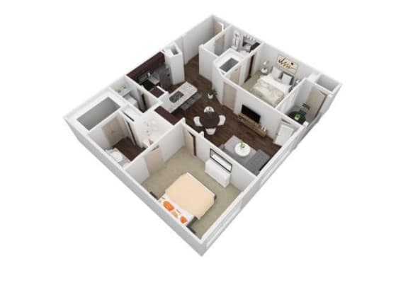 VU - 2X2A Floor Plan