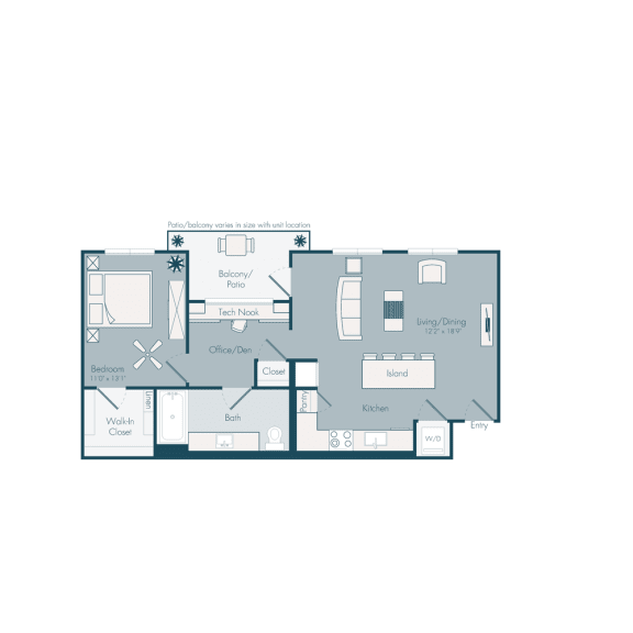 bedroom floor plan 05 | the mansions on the park