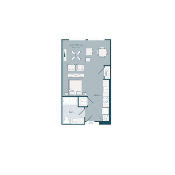 bedroom floor plan | the mansions on the park at Array La Mesa, California, 91942