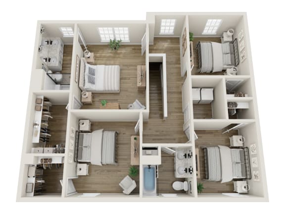 a556  3 bedroom floor plan  540 sq ft