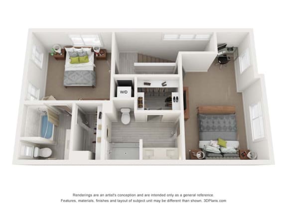 a floor plan of a 2100 sq ft apartment