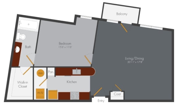 a conceptual diagram of a floor plan of a house