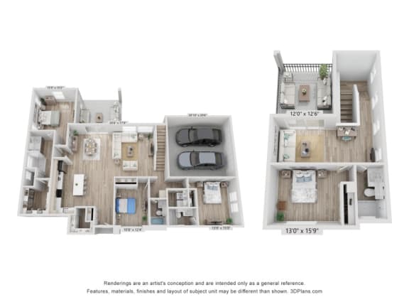 Floor Plan  a floor plan of a residence with a bedroom and a living room