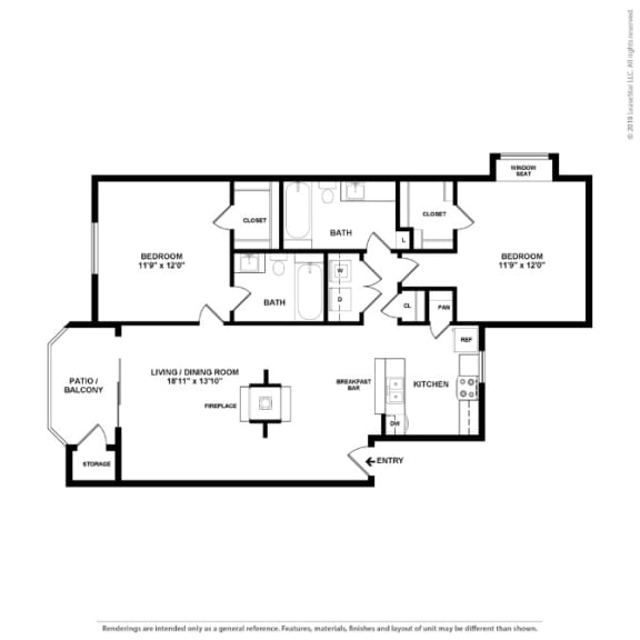 this floor plan is an approximation of a 1125 sq ft floor plan