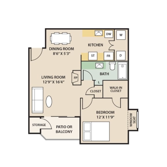 a floor plan of a bedroom floor plan with bedrooms and a living room