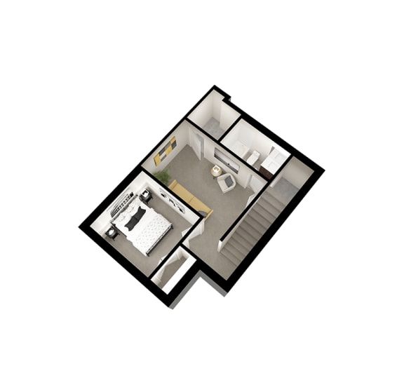 Arrowhead_END_Basement_Finished Floorplan at Fossil Cove, Utah