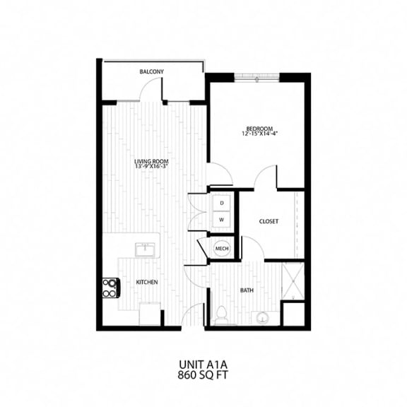 Floor Plan  floor plan of 55055 of the unit aia