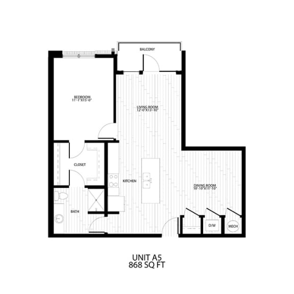 Floor Plan  the unit a floor plan  unit a apartments