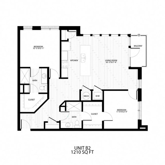 Floor Plan  floor plan of the first level of the apartment