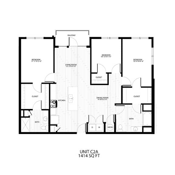 C2A_FloorPlan at Alta Davis, Durham