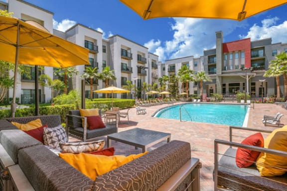 Resort style pool at Solara, Florida