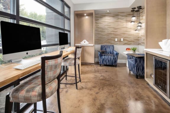 Room with desk, chairs and computers at Solara, Sanford, 32771