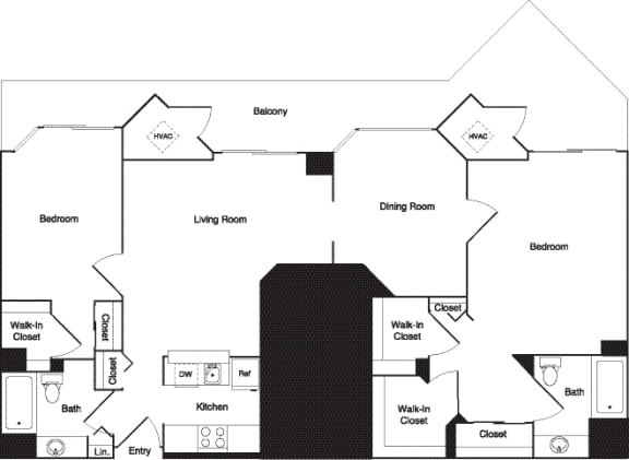 floor plan of the living room and dining room