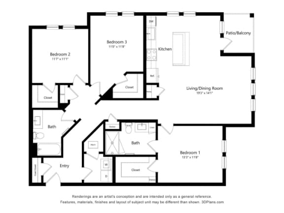 a floor plan of a house with two floors and a staircase