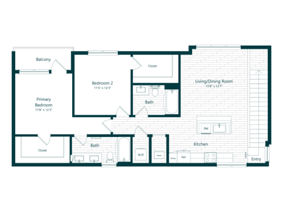a floor plan of a roommates roommates house
