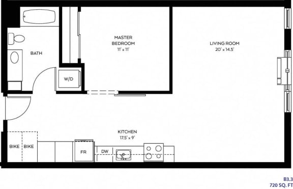 a blueprint of a floor plan with a bedroom and a bathroom
