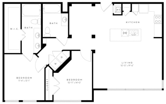 a blueprint of a floor plan of a house