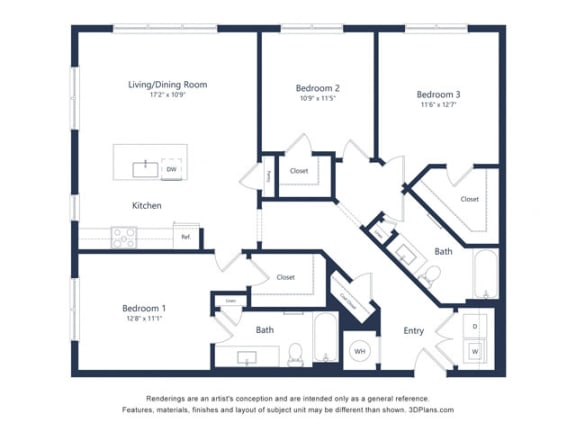 an overhead view of a floor plan of a building