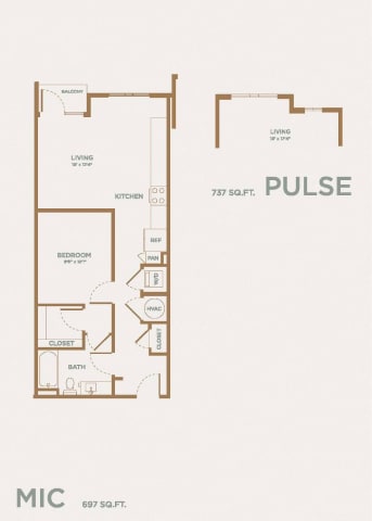the floor plan for the condo