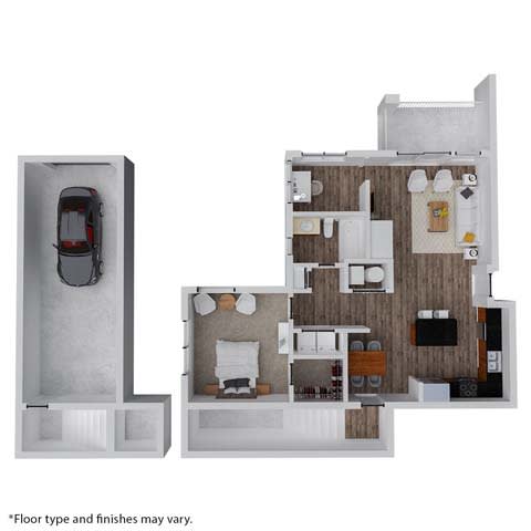 a floor plan of a house with a closet