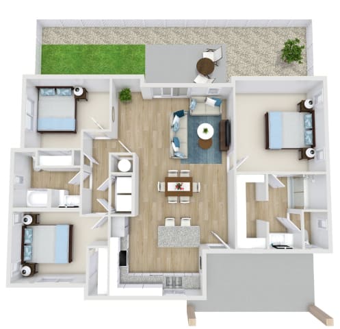 Floor Plan  a floor plan of a house with a bedroom and a living room