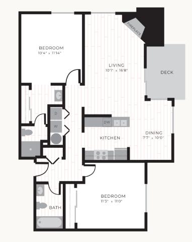 Floor Plan  a schematic of a floor plan of a building