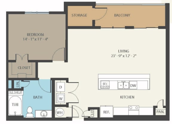 the blueprint of a floor plan of a house