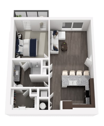 Floor Plan  a1 floor plan studio apartments for rent ga