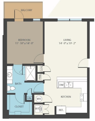 an illustration of a floor plan of a house